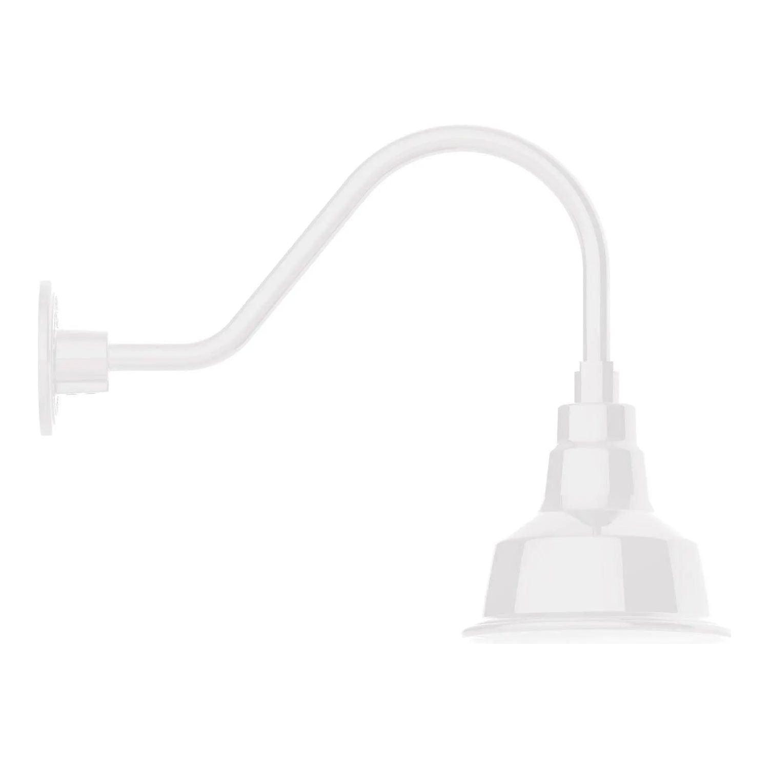 Montclair Light Works - Warehouse 8" Gooseneck Wall Light - GNA180-44 - Canada Light Shop