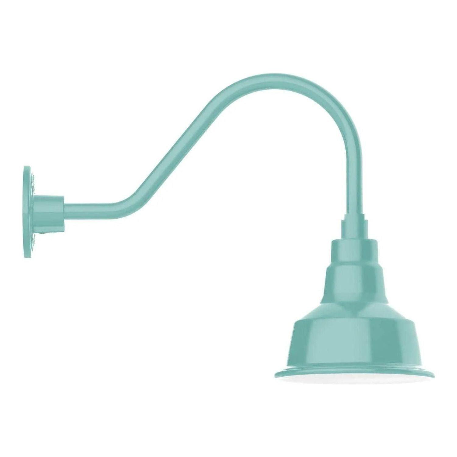 Montclair Light Works - Warehouse 8" Gooseneck Wall Light - GNA180-48 - Canada Light Shop