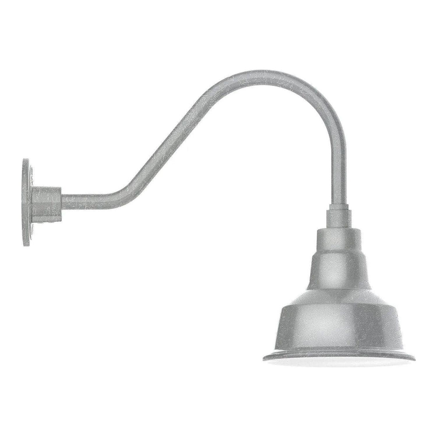 Montclair Light Works - Warehouse 8" Gooseneck Wall Light - GNA180-49 - Canada Light Shop