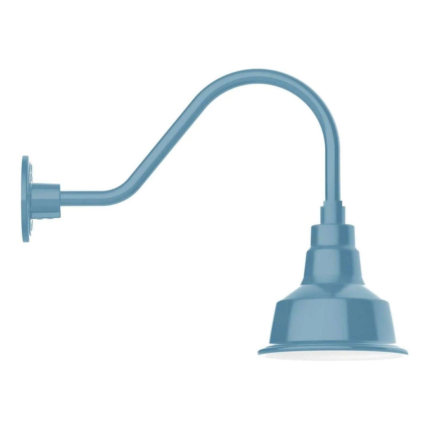 Montclair Light Works - Warehouse 8" Gooseneck Wall Light - GNA180-54 - Canada Light Shop