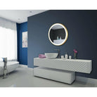 Paris Mirror - Chic Round LED Mirror - CHICR24246000-GLD - Canada Light Shop