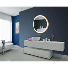 Paris Mirror - Chic Round LED Mirror - CHICR32326000-BRZ - Canada Light Shop