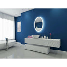 Paris Mirror - Oval Backlit LED Mirror - OVALX24363000 - Canada Light Shop