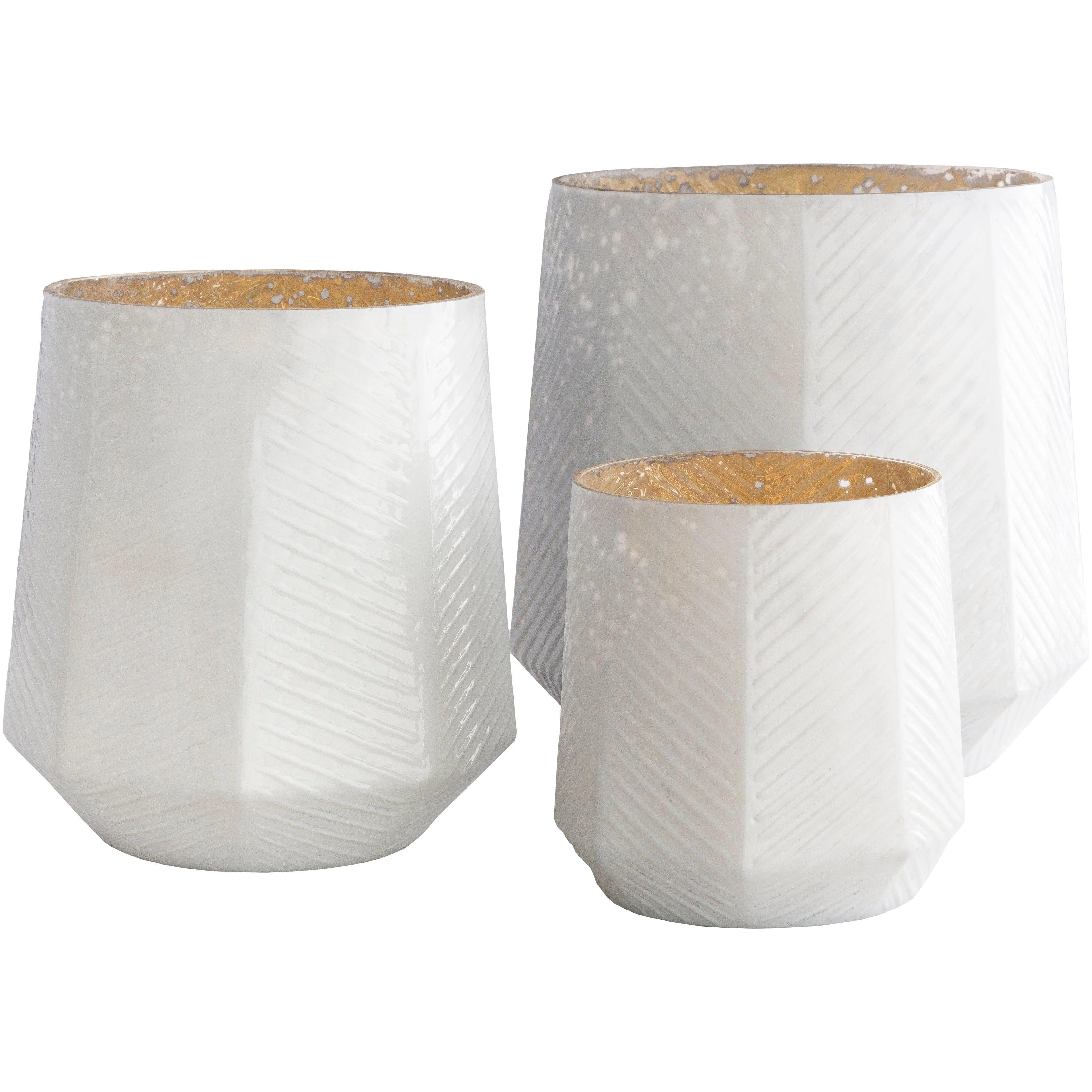 Surya - Pearl Candleholder - PEL001-SET - Canada Light Shop