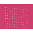 QLOCKTWO QT4PPPC QLOCKTWO EARTH 45 Pretty Pink