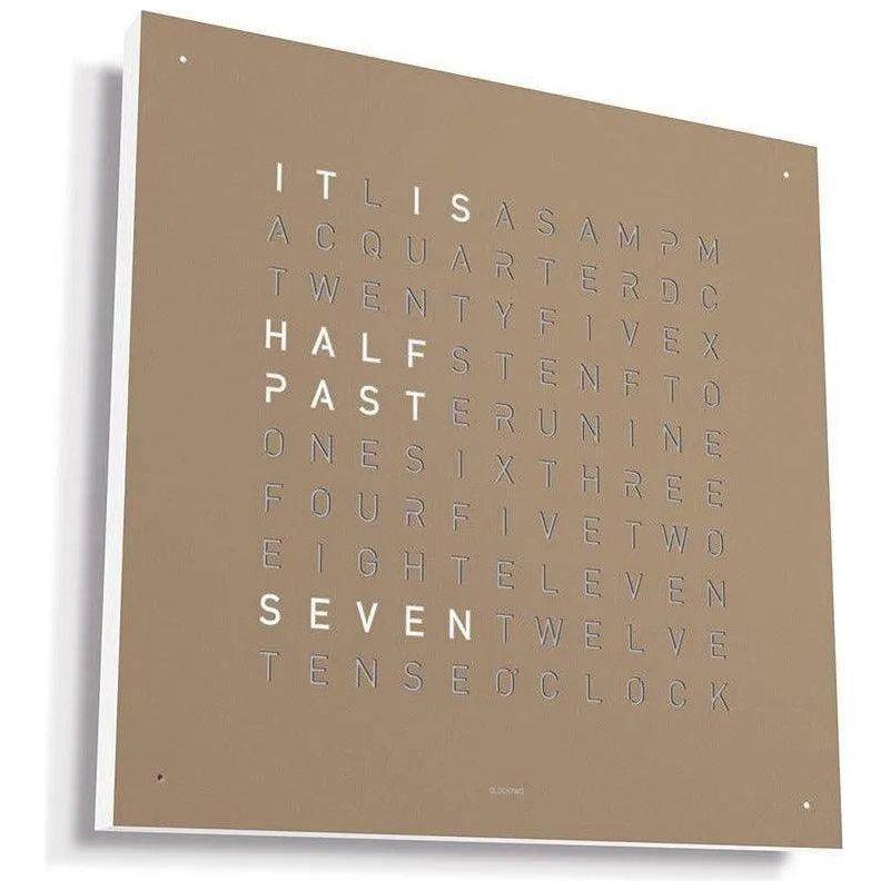 Horloge murale classique Qlocktwo Qlocktwo – Canada Light Shop