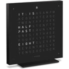 Qlocktwo - QLOCKTWO TOUCH Metal Alarm Clock - QT-TOUCH-METAL-EN-DB - Canada Light Shop