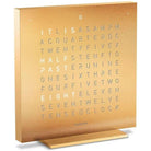 Qlocktwo - QLOCKTWO TOUCH Metal Alarm Clock - QT-TOUCH-METAL-EN-GL - Canada Light Shop