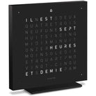 Qlocktwo - QLOCKTWO TOUCH Metal Alarm Clock - QT-TOUCH-METAL-FR-DB - Canada Light Shop