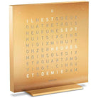 Qlocktwo - QLOCKTWO TOUCH Metal Alarm Clock - QT-TOUCH-METAL-FR-GL - Canada Light Shop