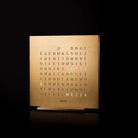 Qlocktwo - QLOCKTWO TOUCH Metal Alarm Clock - QT-TOUCH-METAL-FR-GL - Canada Light Shop