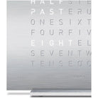 Qlocktwo - QLOCKTWO TOUCH Metal Alarm Clock - QT-TOUCH-METAL-FR-GL - Canada Light Shop