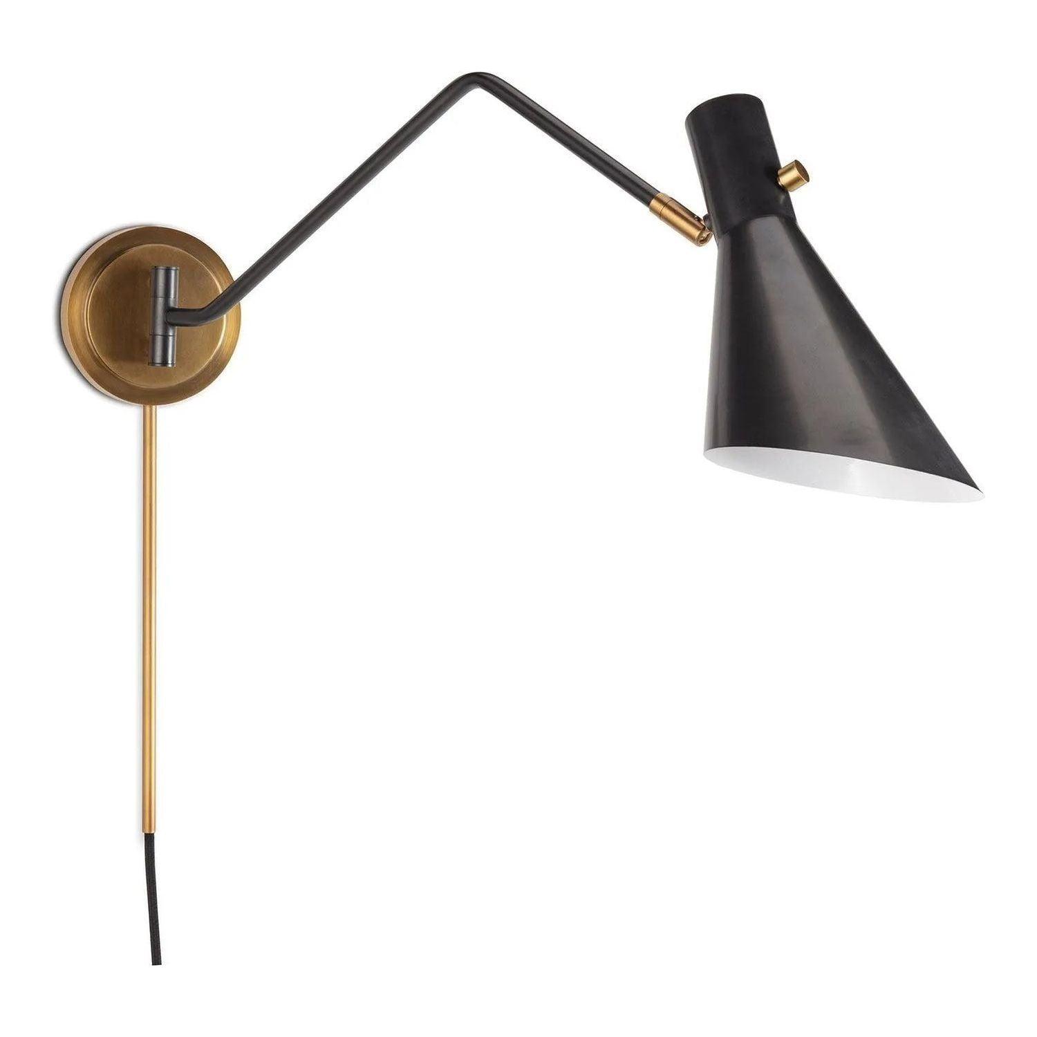 Regina Andrew - Spyder Single Arm Sconce - 15-1182BBNB - Canada Light Shop