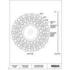 Renwil - Andromeda Round Mirror - MT849 - Canada Light Shop