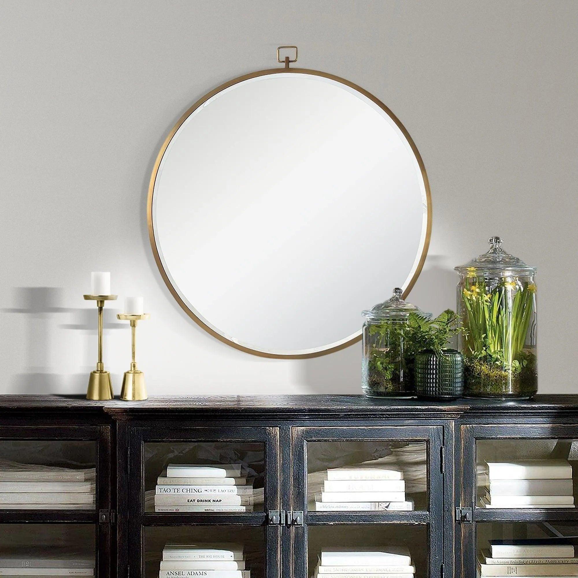 Renwil - Azam Round Mirror - MT2356 - Canada Light Shop