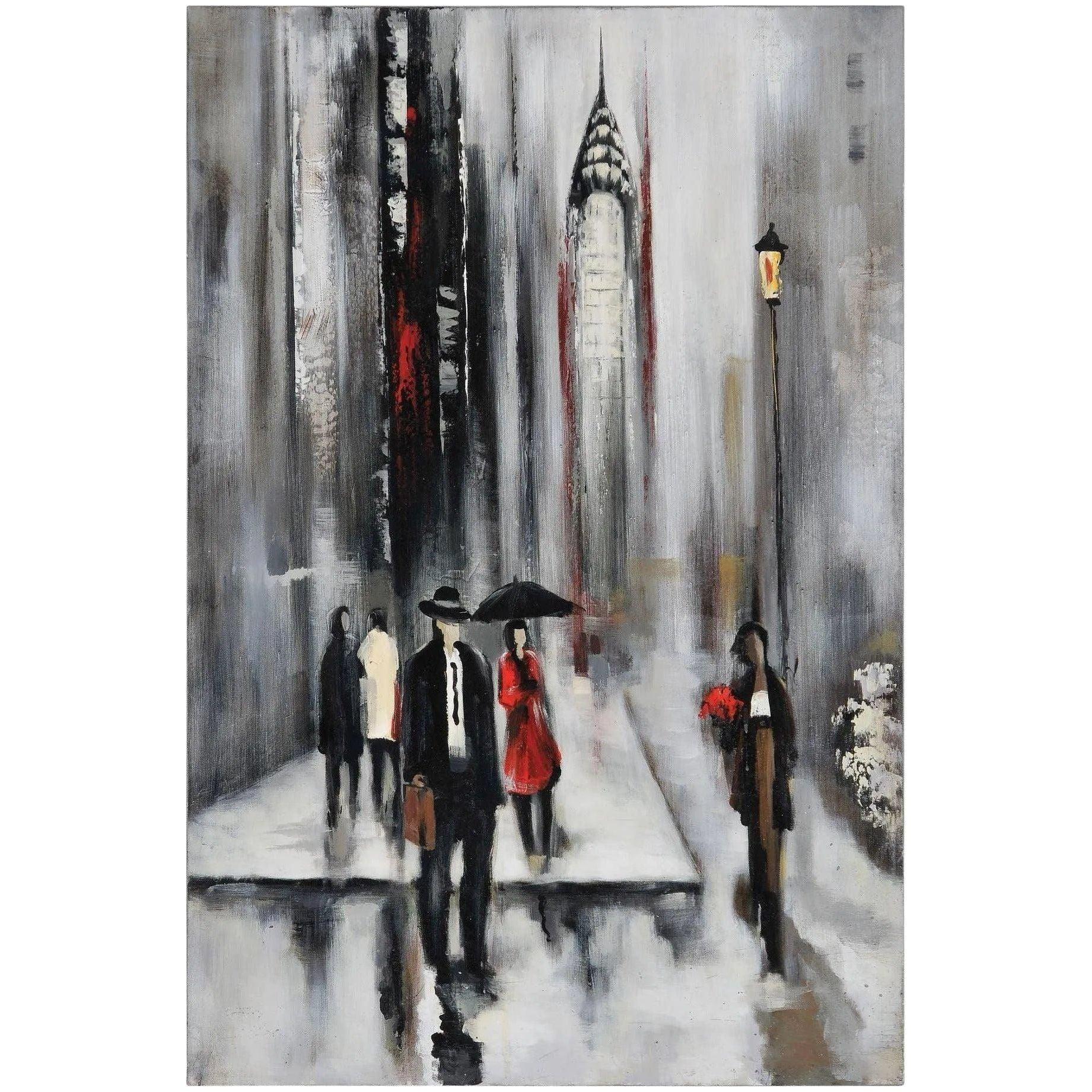 Renwil - Bustling City II Canvas - OL591 - Canada Light Shop