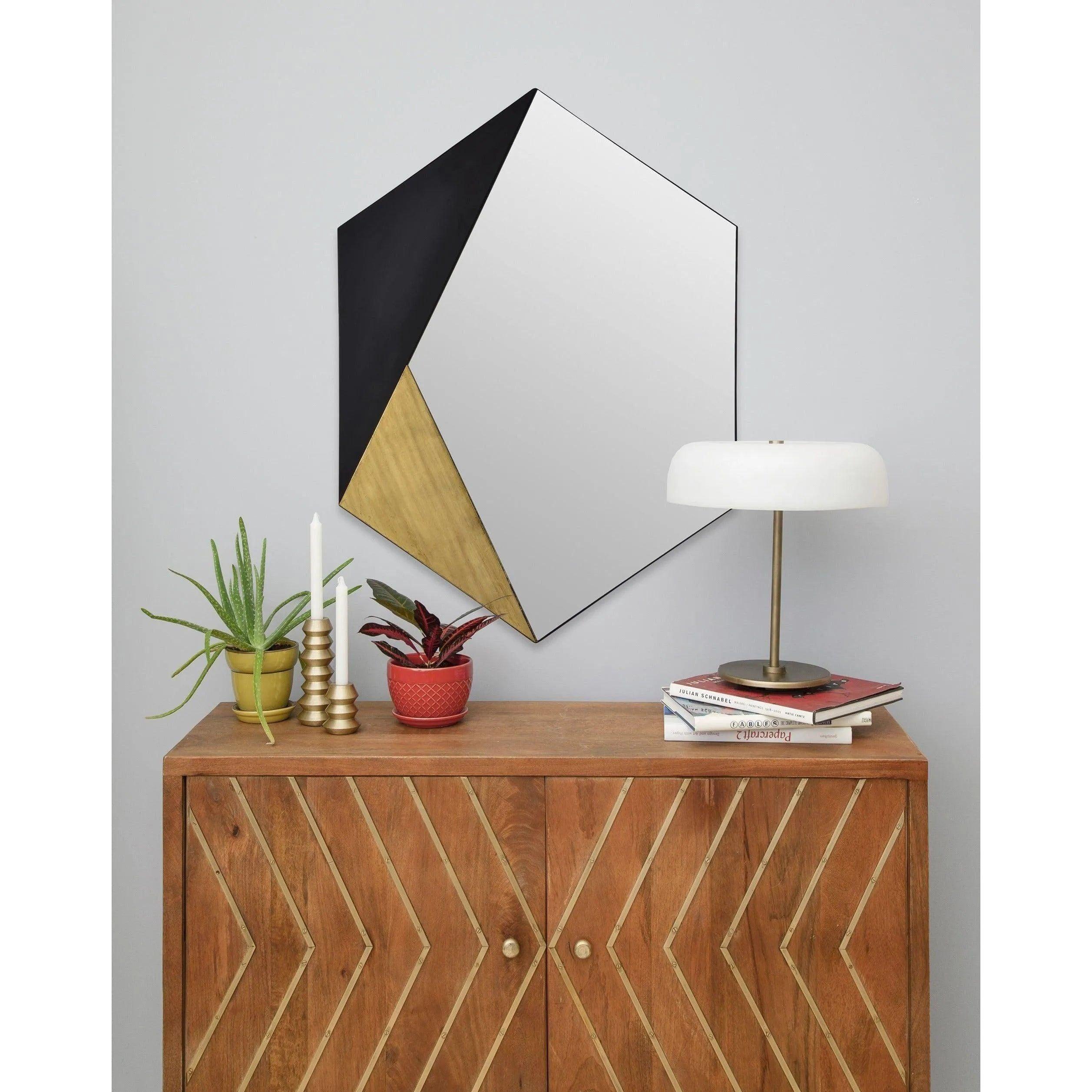 Renwil - Cad Hexagon Mirror - MT2301 - Canada Light Shop
