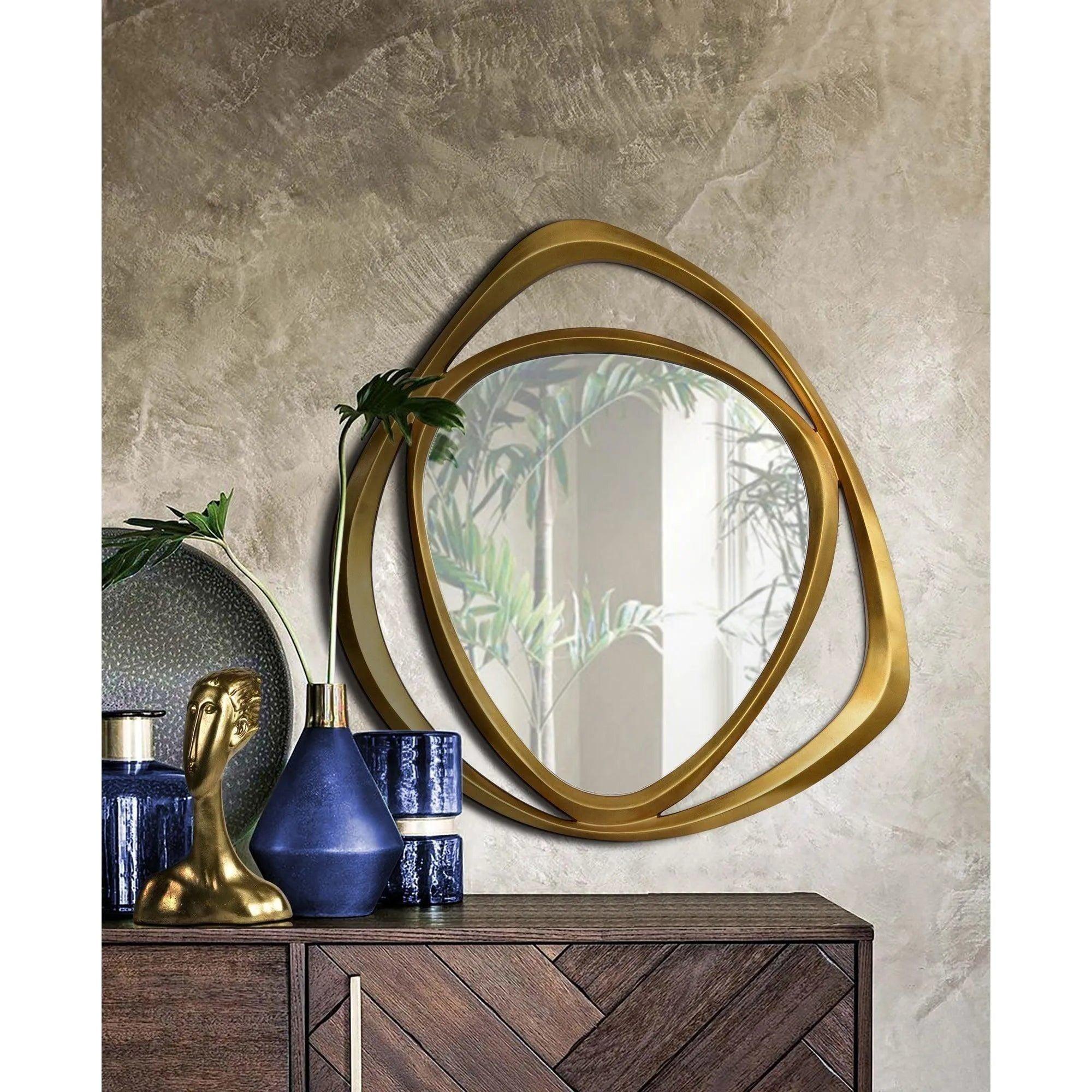 Renwil - Goldie Triangle Mirror - MT2075 - Canada Light Shop