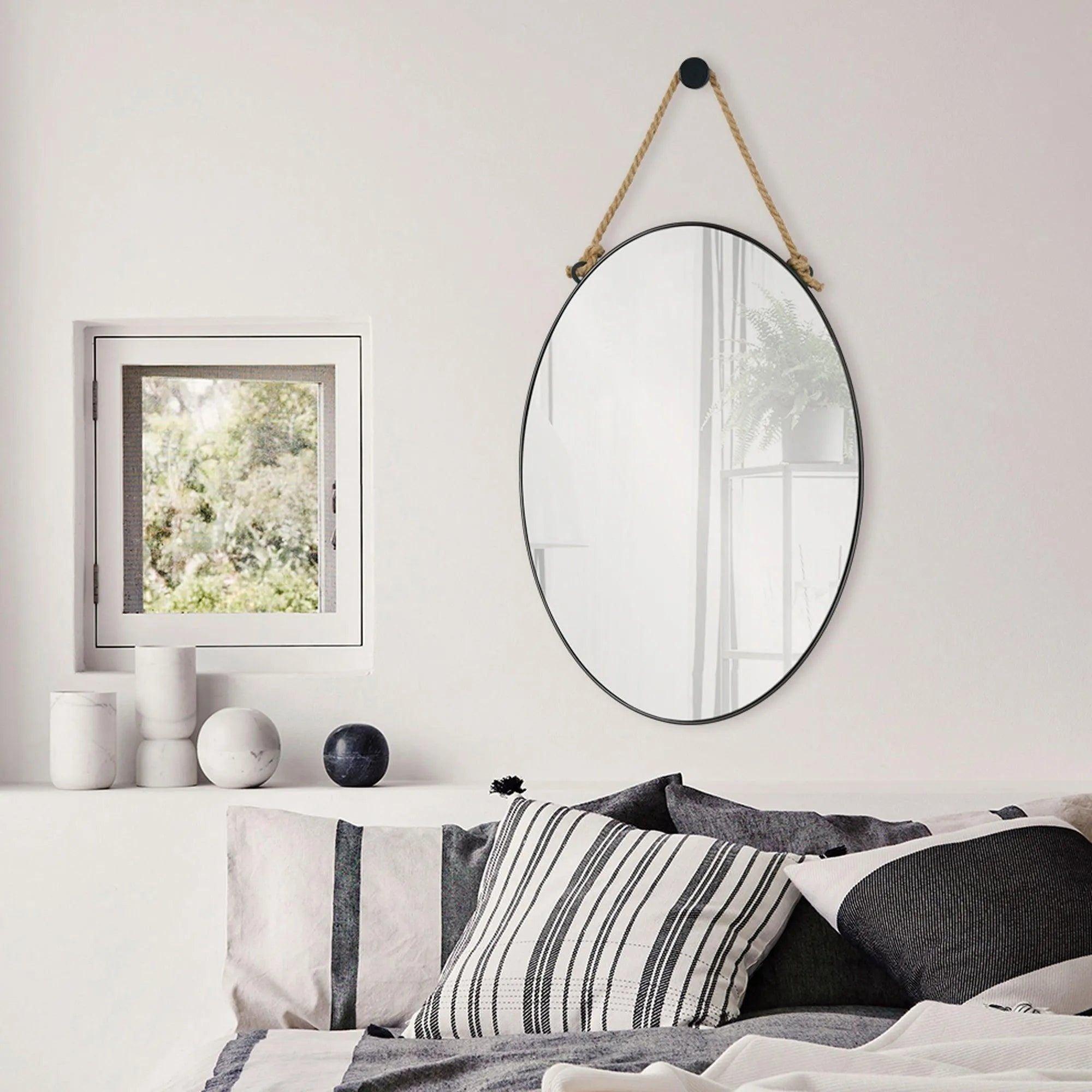 Renwil - Parbuckle Oval Mirror - MT2365 - Canada Light Shop