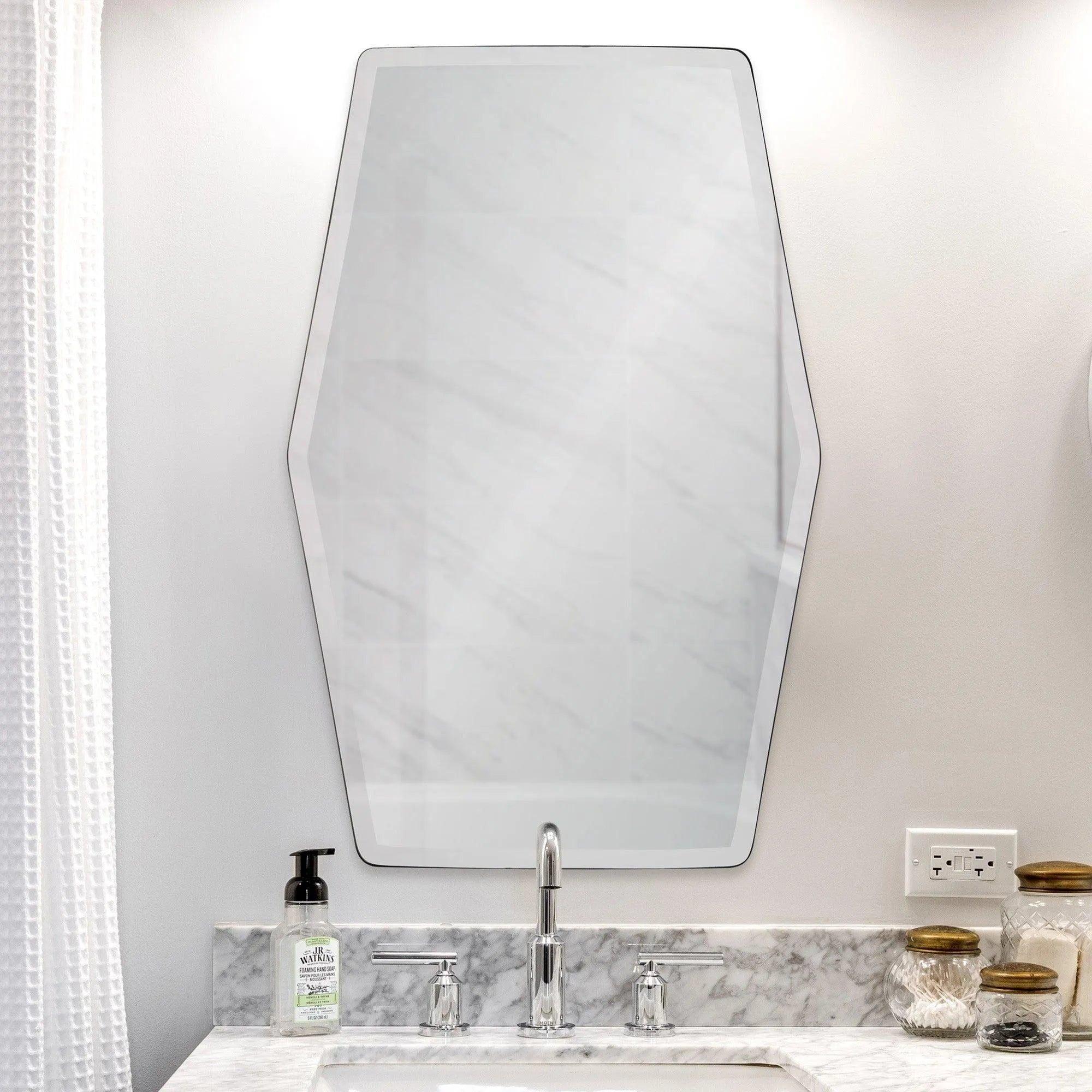 Renwil - Tel Aviv Hexagon Mirror - MT1510 - Canada Light Shop
