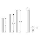 Ridgely Studio Works - Ember S1 Wall Sconce - EMB-S1-WS-16-BNI-SCL - Canada Light Shop