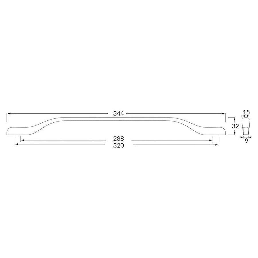 Rocheleau - E1493 Pull - POI-E1493-320-1802 - Canada Light Shop