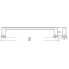 Rocheleau - R5762 Pull - POI-R5762-128-ABP - Canada Light Shop