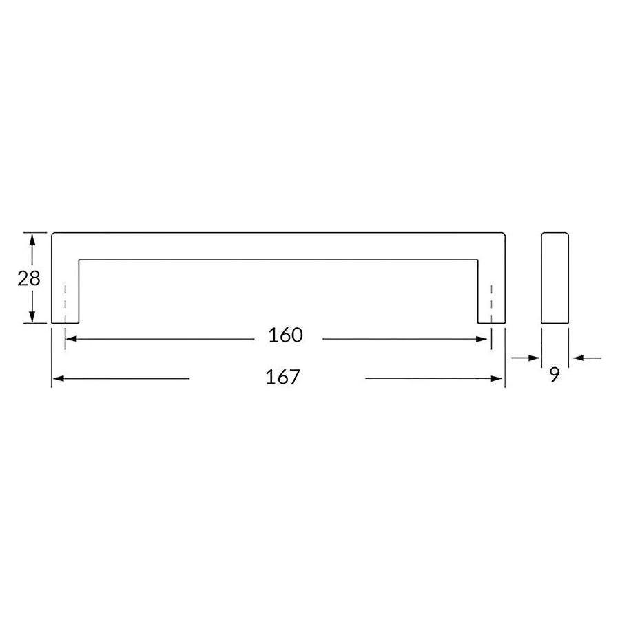 Rocheleau - R6003 Pull - POI-R6003-128-BB - Canada Light Shop