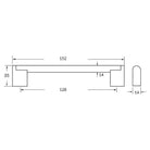 Rocheleau - R6009 Pull - POI-R6009-128-BSN - Canada Light Shop