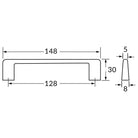 Rocheleau - R73468 Pull - POI-R73468-128-GA - Canada Light Shop
