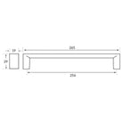 Rocheleau - R8948 Pull - POI-R8948-128-BSN - Canada Light Shop