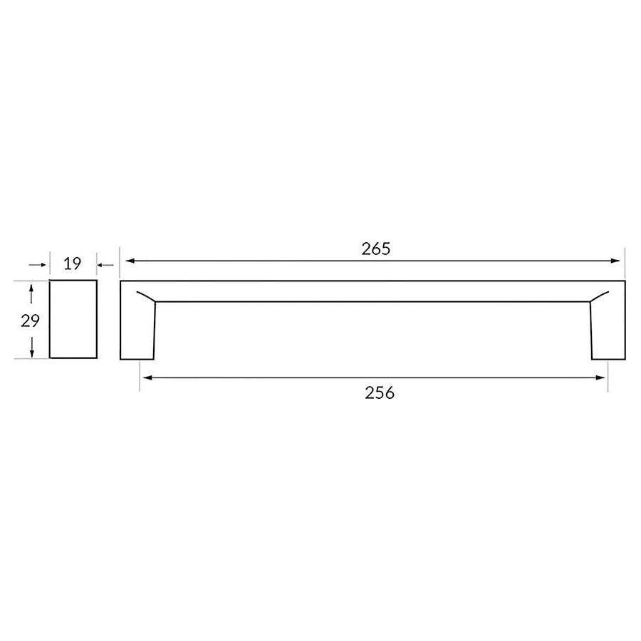 Rocheleau - R8948 Pull - POI-R8948-128-BSN - Canada Light Shop