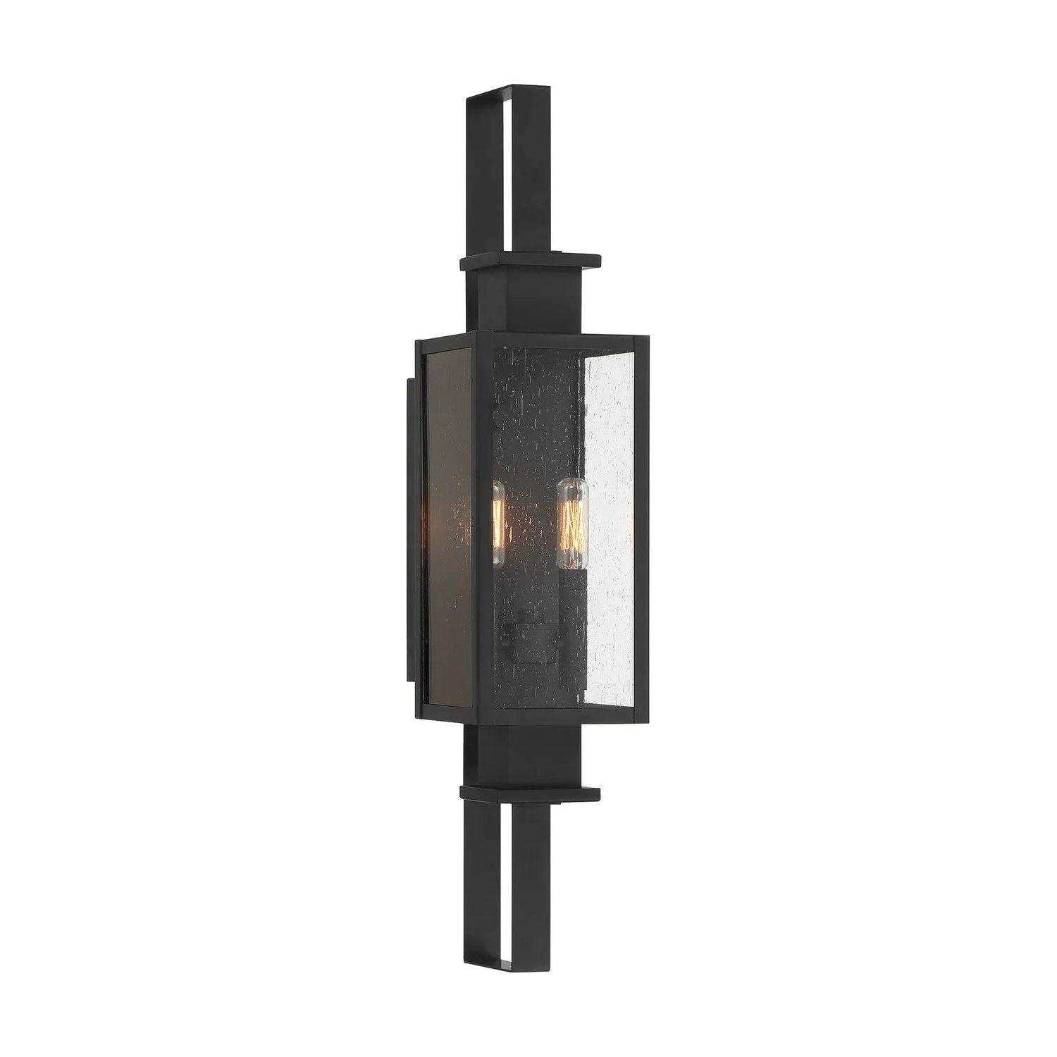 Savoy House - Ascott Outdoor Wall Lantern - 5-826-BK - Canada Light Shop