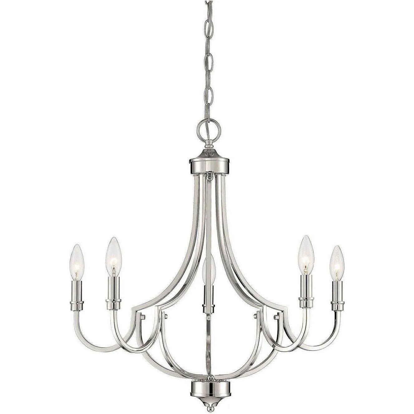 Savoy House - Auburn Five Light Chandelier - 1-2005-5-109 - Canada Light Shop