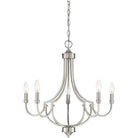 Savoy House - Auburn Five Light Chandelier - 1-2005-5-SN - Canada Light Shop