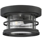 Savoy House - Barrett One Light Flush Mount - 5-369-10-BK - Canada Light Shop