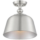 Savoy House - Berg One Light Semi-Flush Mount - 6-3750-1-SN - Canada Light Shop