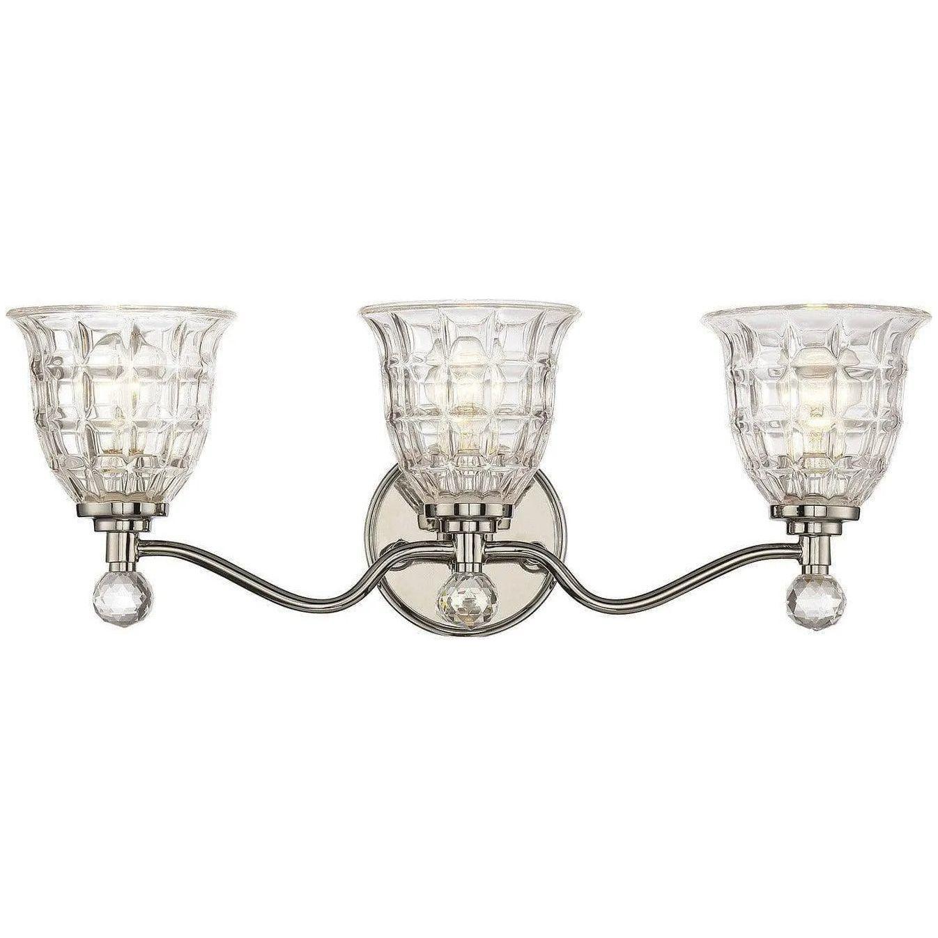 Savoy House - Birone Three Light Bath Bar - 8-880-3-109 - Canada Light Shop