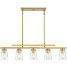 Savoy House - Calhoun Five Light Linear Chandelier - 1-1023-5-322 - Canada Light Shop