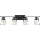 Savoy House - Calhoun Four Light Bath Bar - 8-1020-4-BK - Canada Light Shop