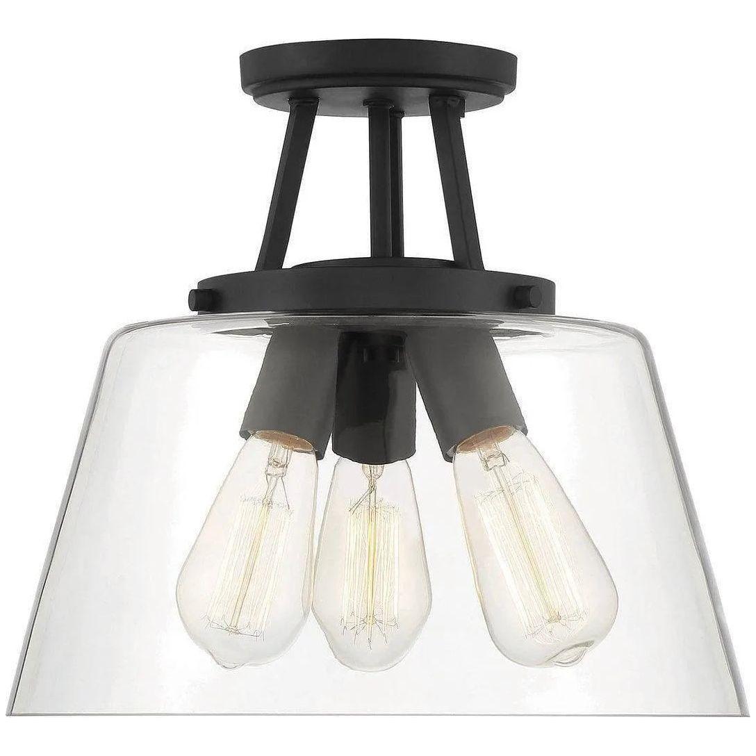 Savoy House - Calhoun Three Light Semi-Flush Mount - 6-1024-3-89 - Canada Light Shop