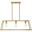 Savoy House - Denton Three Light Linear Chandelier - 1-326-3-322 - Canada Light Shop