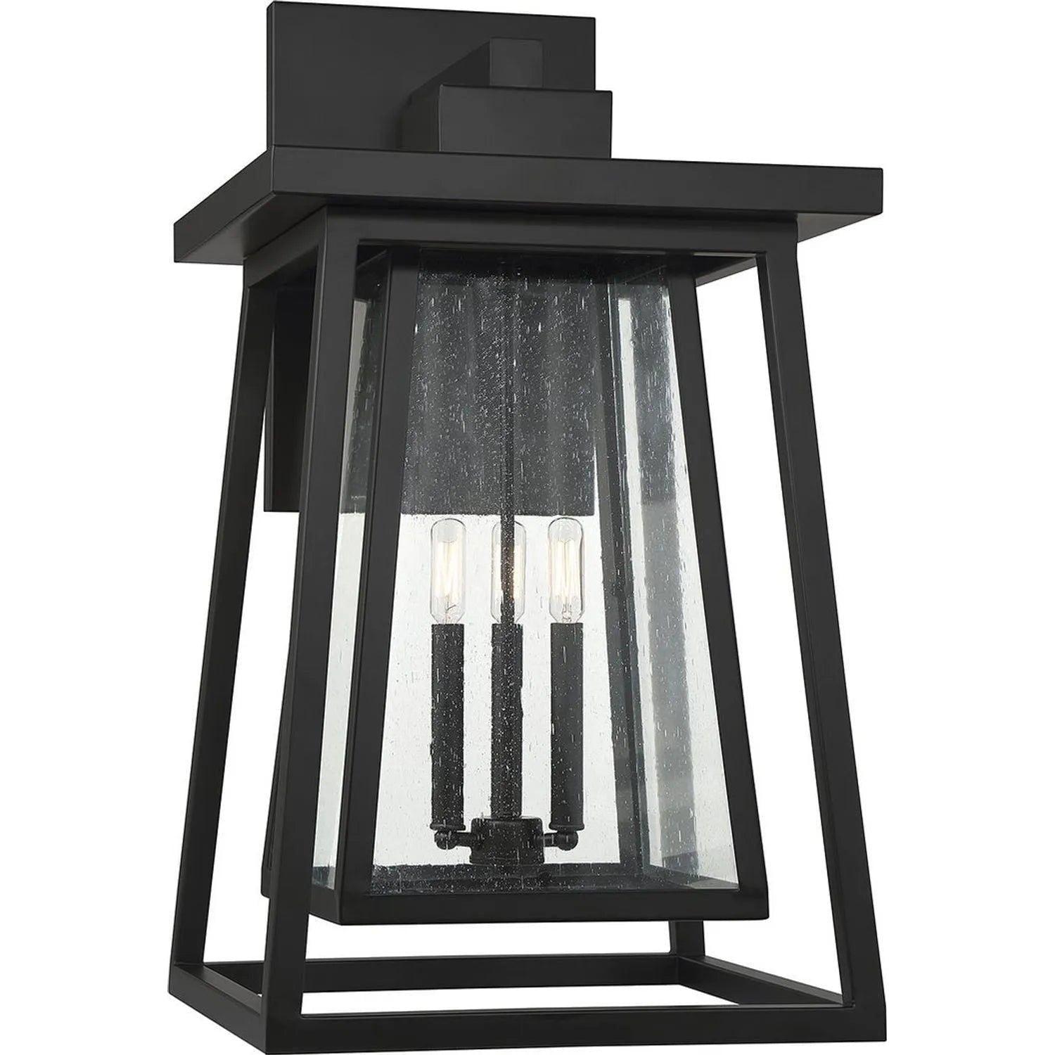 Savoy House - Denver Outdoor Wall Lantern - 5-2023-BK - Canada Light Shop