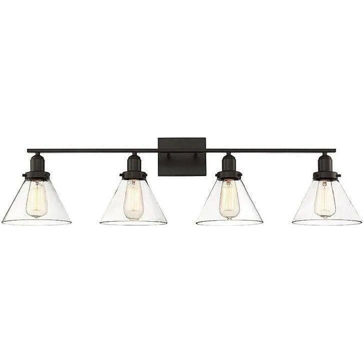 Savoy House - Drake Four Light Bath Bar - 8-9130-4-13 - Canada Light Shop