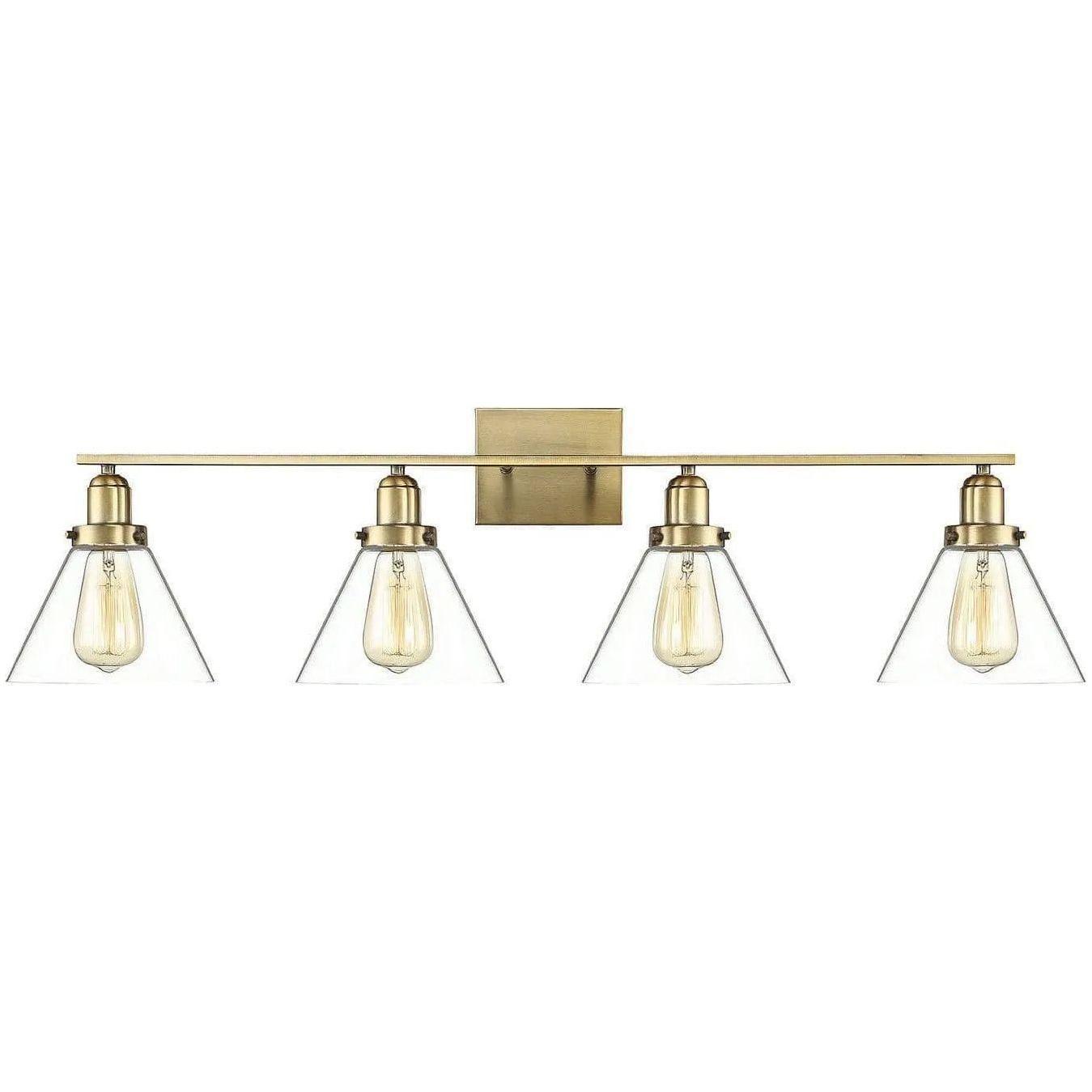 Savoy House - Drake Four Light Bath Bar - 8-9130-4-322 - Canada Light Shop