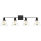 Savoy House - Drake Four Light Bath Bar - 8-9130-4-BK - Canada Light Shop