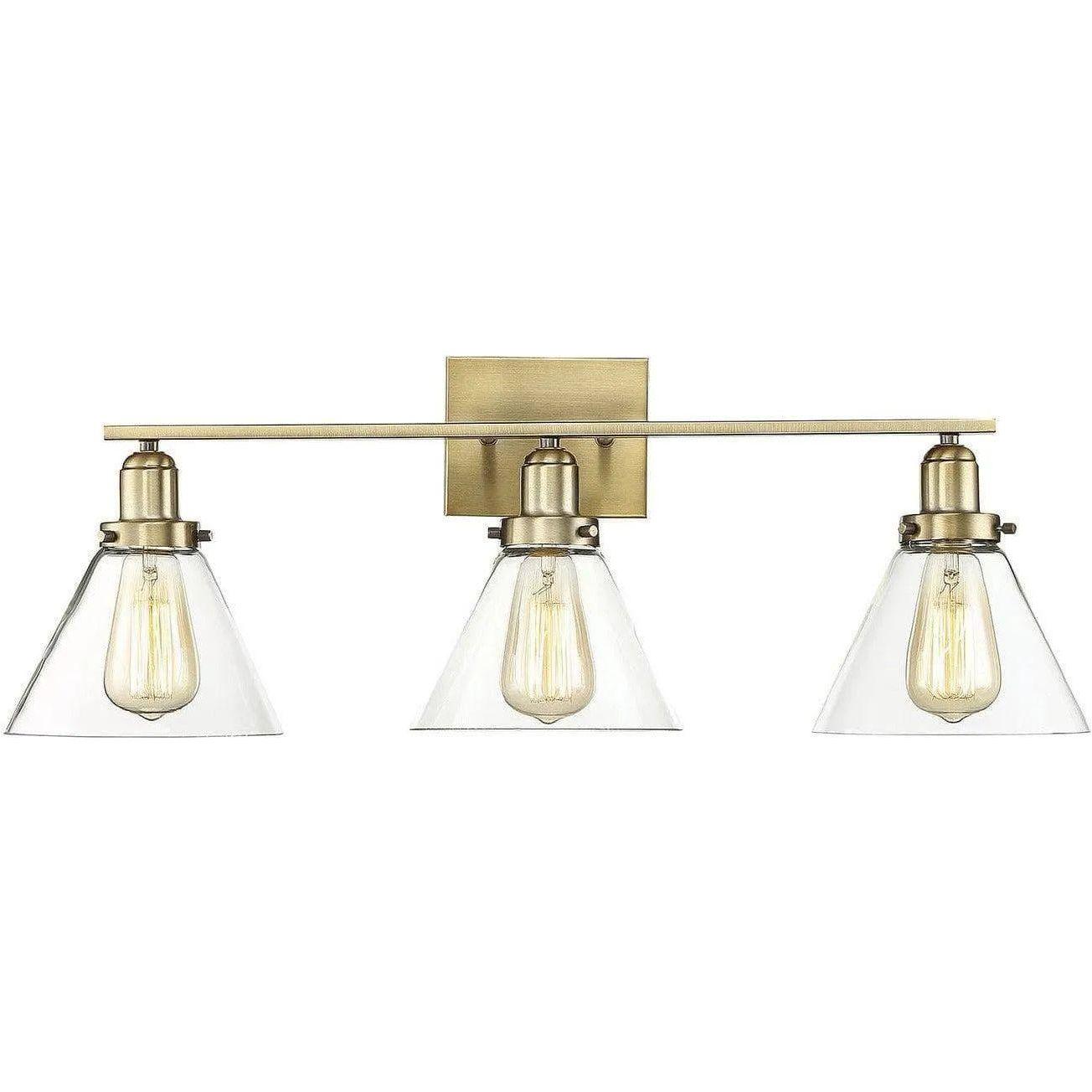 Savoy House - Drake Three Light Bath Bar - 8-9130-3-322 - Canada Light Shop