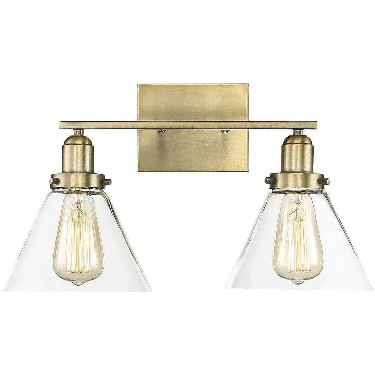 Savoy House - Drake Two Light Bath Bar - 8-9130-2-322 - Canada Light Shop