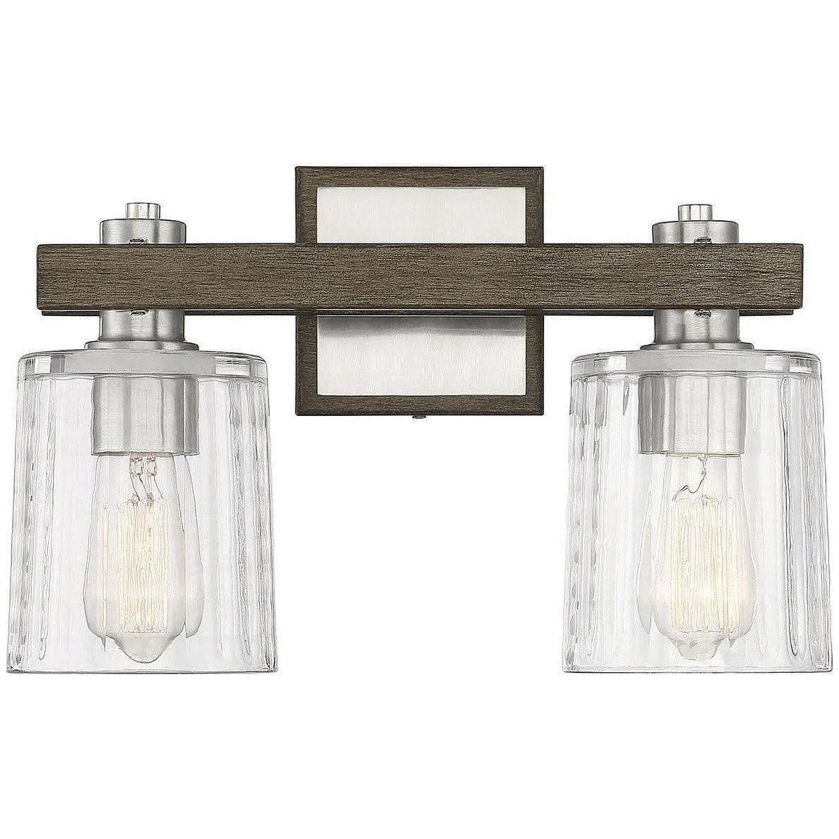 Savoy House - Halifax Two Light Bath Bar - 8-1255-2-165 - Canada Light Shop
