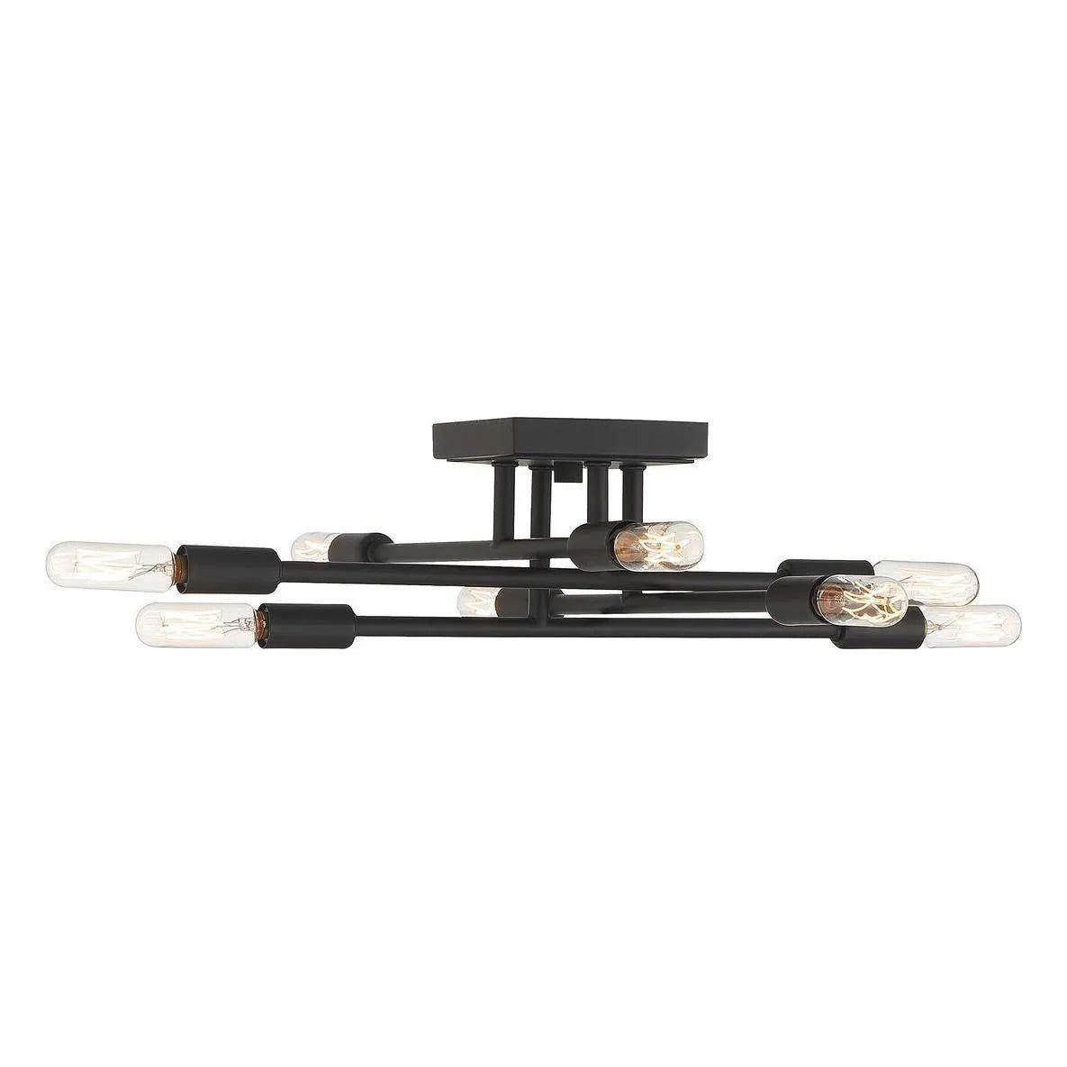 Savoy House - Lyrique Semi-Flush Mount - 6-7003-8-89 - Canada Light Shop